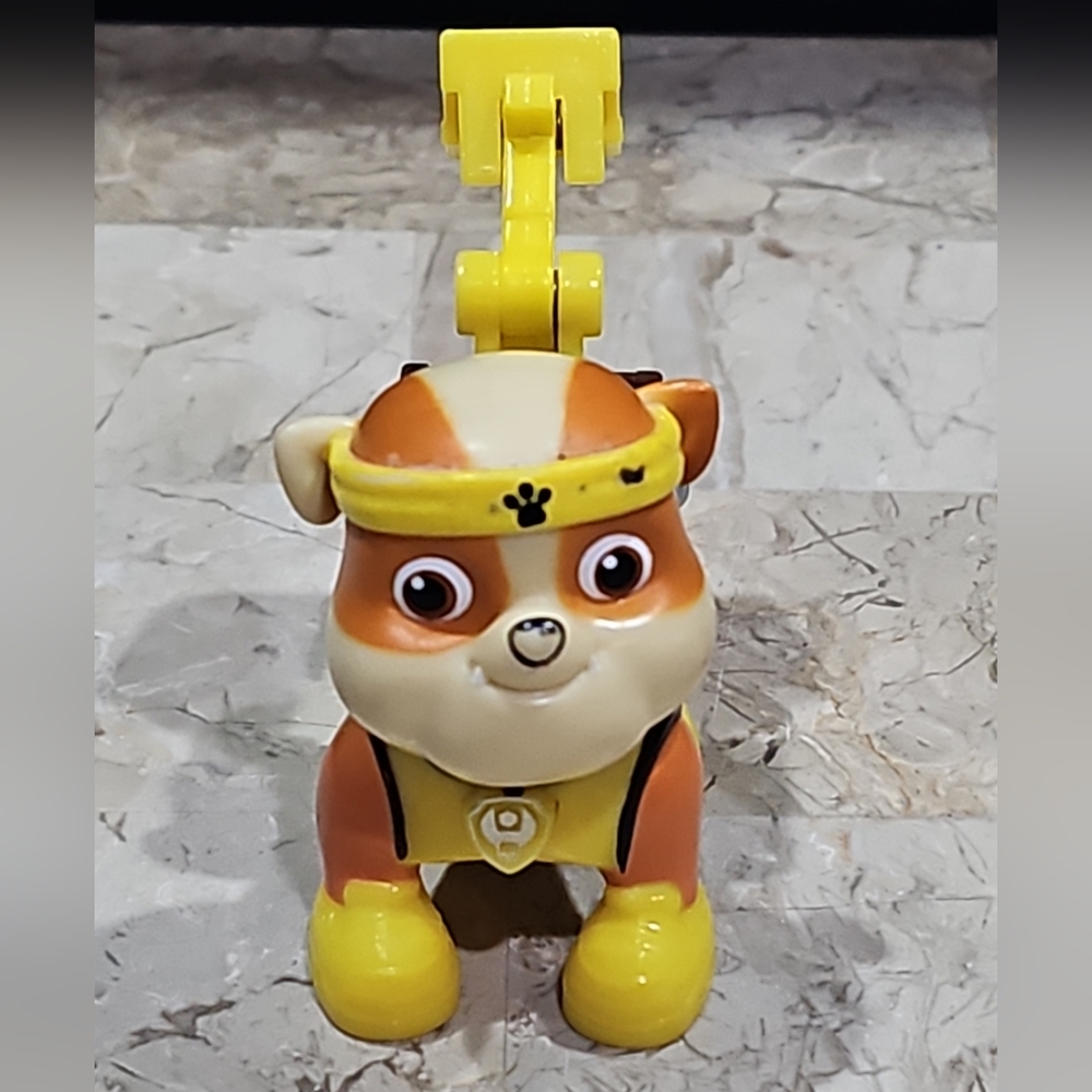 Paw Patrol Rubble All Stars Exclusive Action Figure Pup Pack - Yellow ‎ Rare Toy